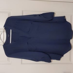 Torrid Harper Georgette Blouse Navy blue sz 1 / 1x